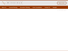 Tablet Screenshot of minnihanpainting.com
